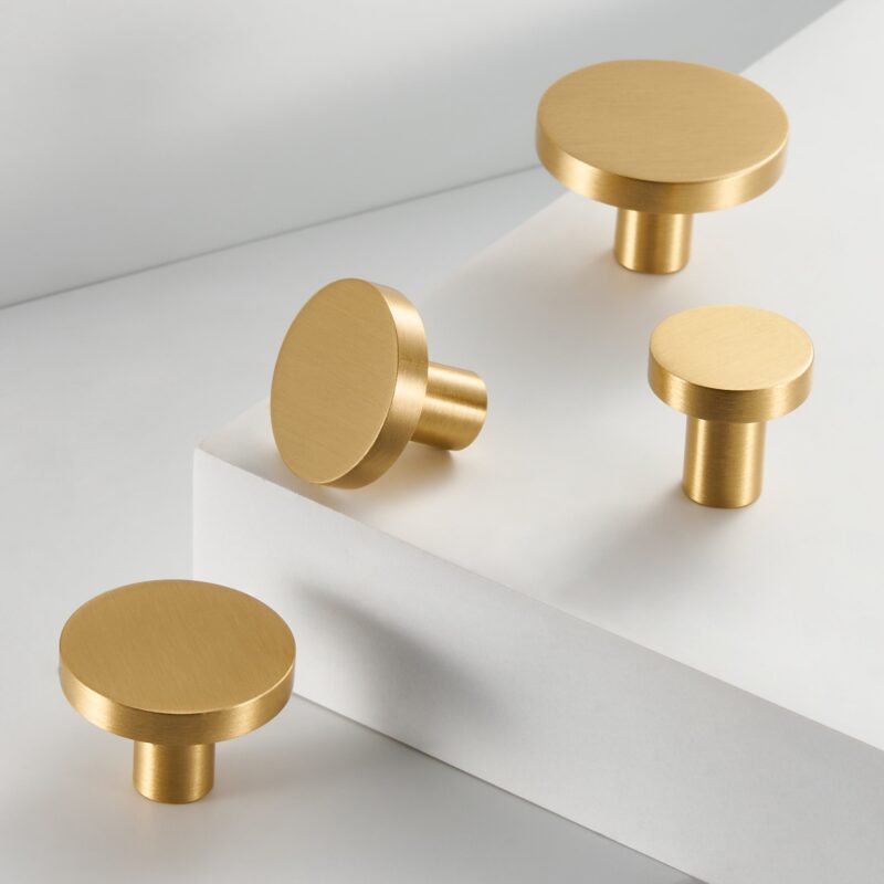 COMMET Boutons en laiton massif 6 Boutons en laiton massif COMMET