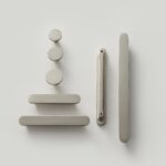 Boutons en laiton massif COMMET