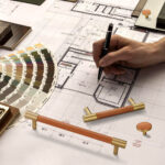 BEETHAM Tiradores de cuero y latón macizo para muebles