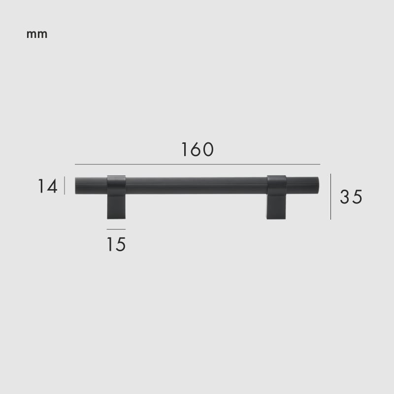 Poignées en laiton massif LEVVA