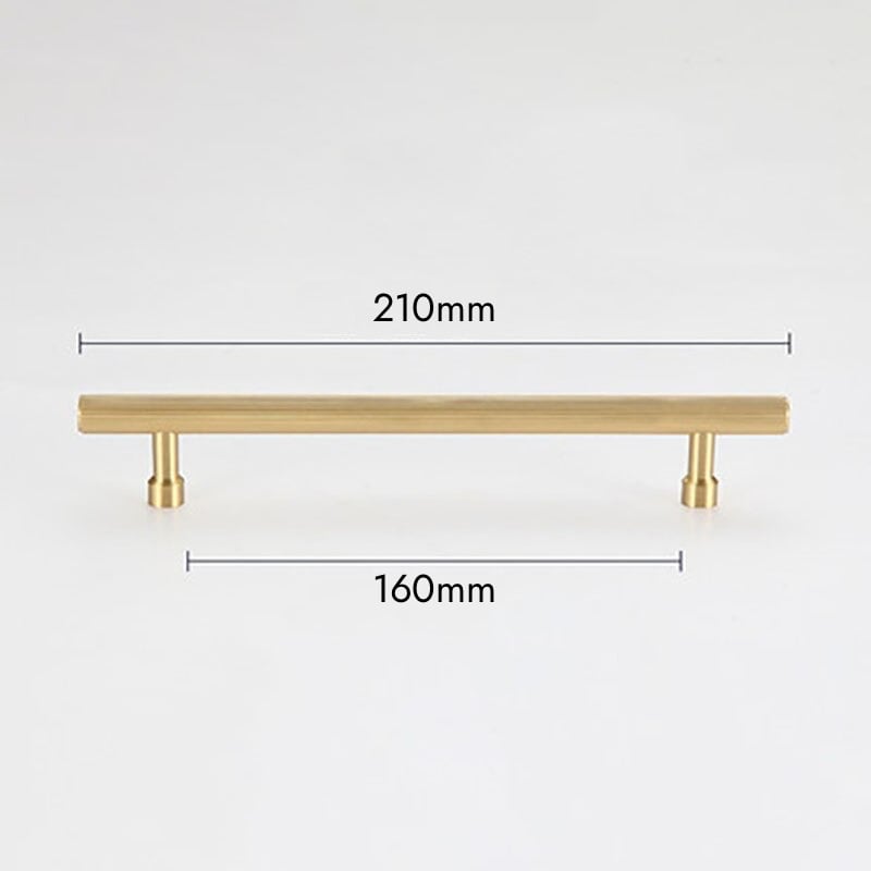 KAARI Manilla de latón macizo 18 KAARI Tirador de latón macizo