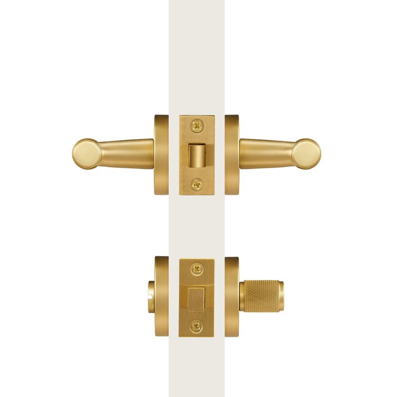 Maniglie per porte in ottone LUX 4 Maniglie per porte in ottone LUX
