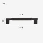 JAROD Asa moleteada de latón macizo