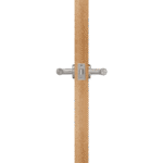 TOLLO Türgriff- und Schloss-Set aus Messing