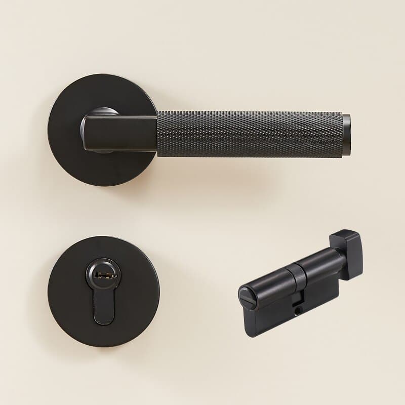 HICE Solid Brass Lever Door Handles & Lock Set 13 HICE Solid Brass Lever Door Handles & Lock Set