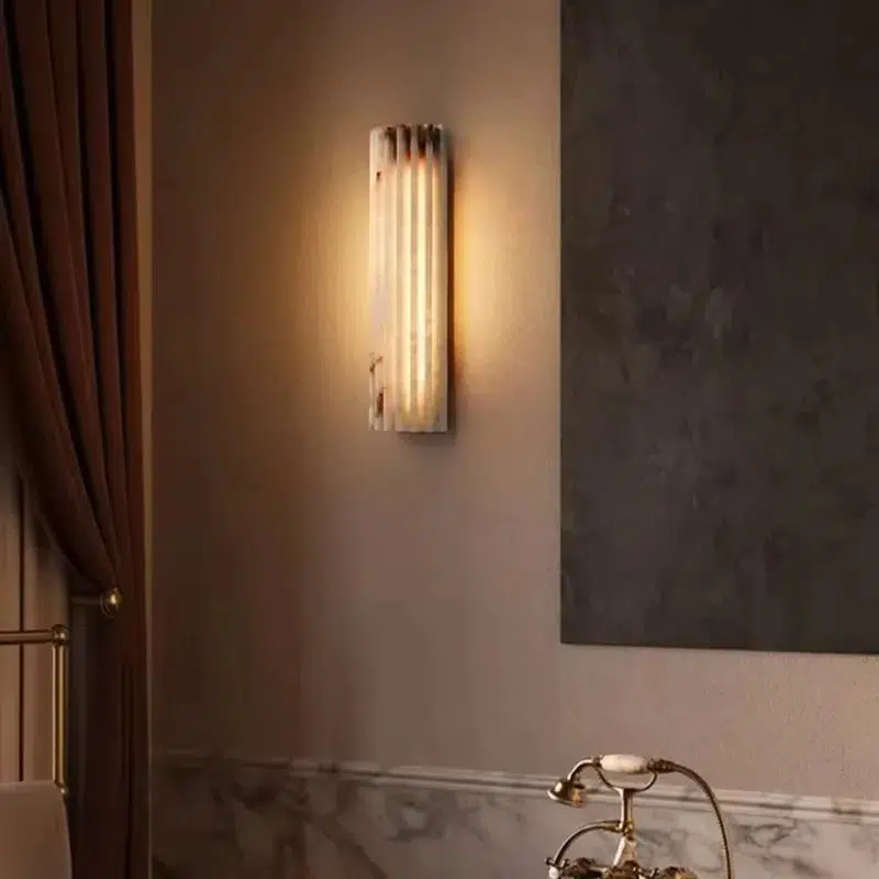 LUME Applique in marmo scanalato 2 LUME Applique in marmo scanalato