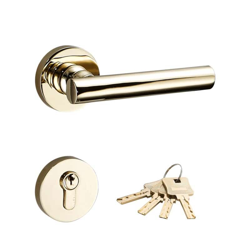 NOVUS Maniglie per porte in ottone massiccio e set di serrature 20 Maniglie per porte e set di serrature NOVUS in ottone massiccio