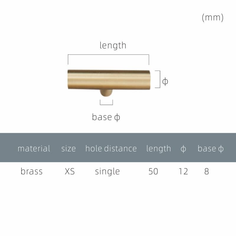 RONDE Solid Brass T-Bars
