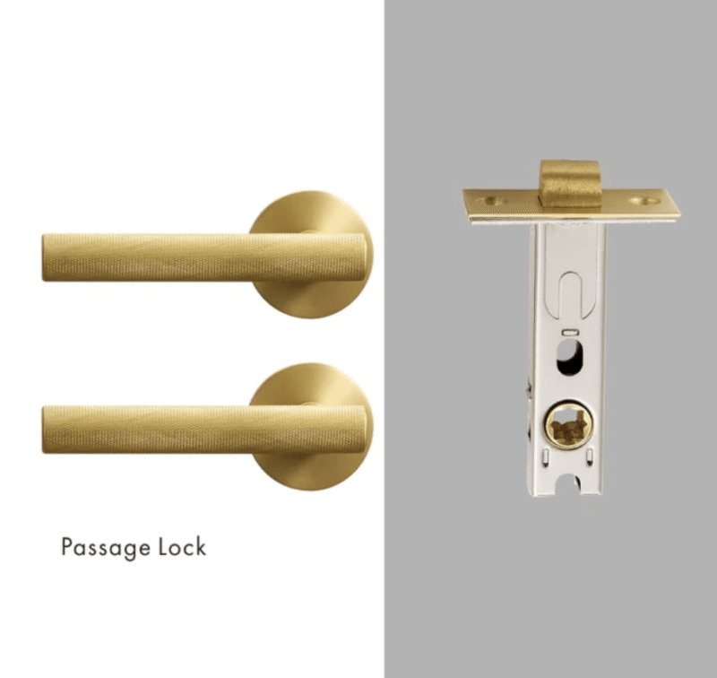 Maniglie per porte in ottone LUX 9 Maniglie per porte in ottone LUX