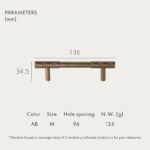 ADAMAS Griffe aus massivem Messing