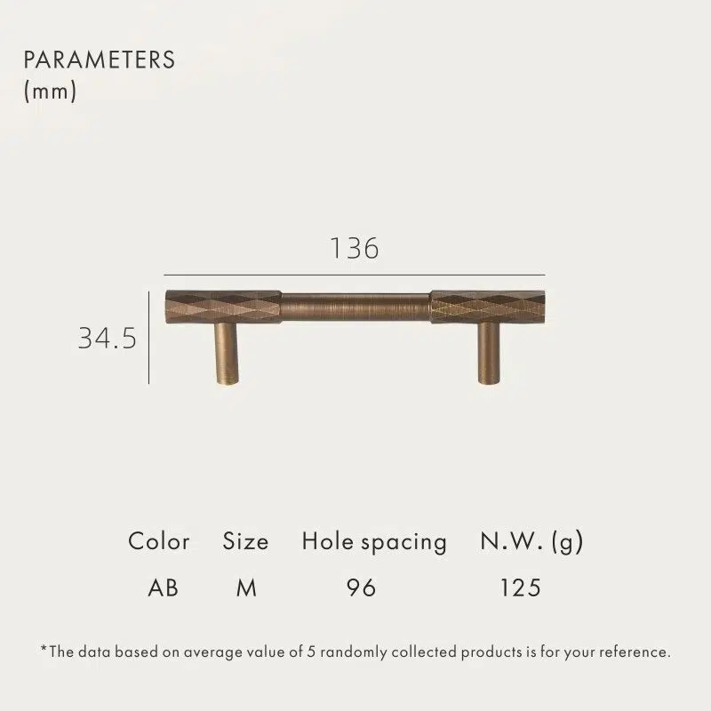 ADAMAS Solid Brass Handles 13 ADAMAS Solid Brass Handles