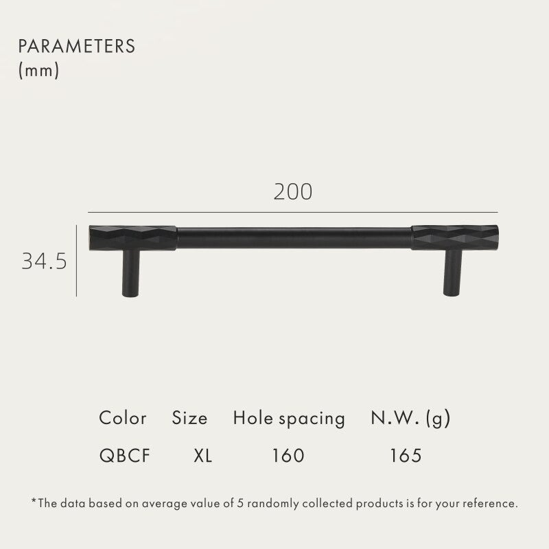 ADAMAS Massive Messinggriffe 20 ADAMAS Griffe aus massivem Messing