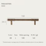 ADAMAS Griffe aus massivem Messing