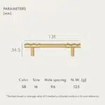 ADAMAS Solid Brass Handles