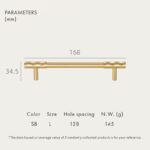 ADAMAS Griffe aus massivem Messing