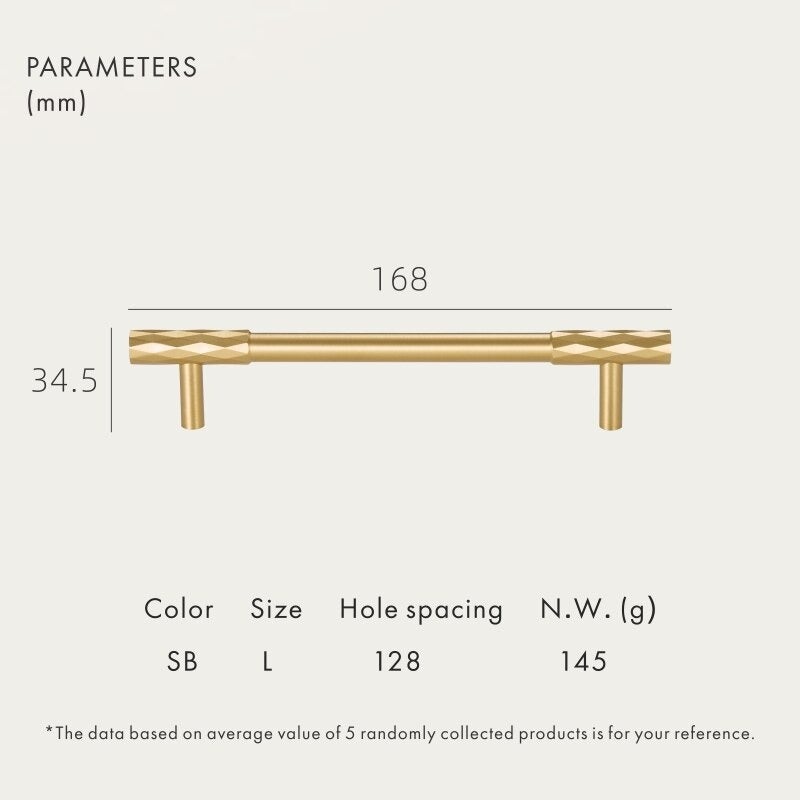 ADAMAS Massive Messinggriffe 17 ADAMAS Griffe aus massivem Messing