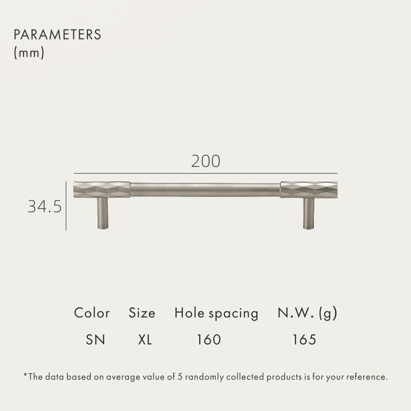 ADAMAS Massivmessinggriffe 24 ADAMAS Griffe aus massivem Messing
