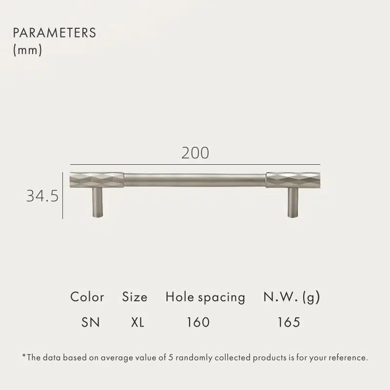 ADAMAS Solid Brass Handles 24 ADAMAS Solid Brass Handles