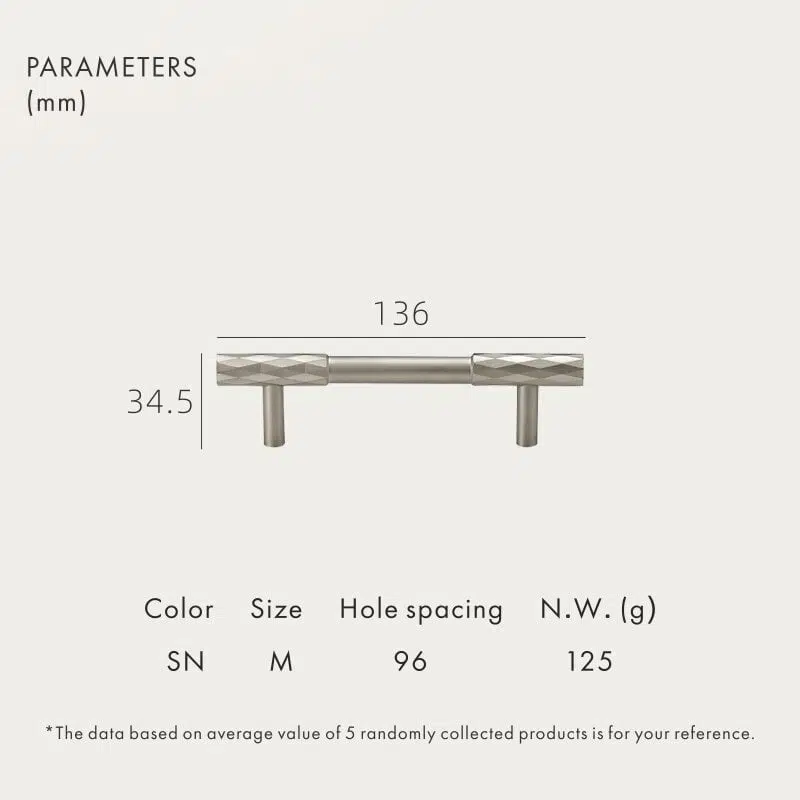 ADAMAS Solid Brass Handles 22 ADAMAS Solid Brass Handles
