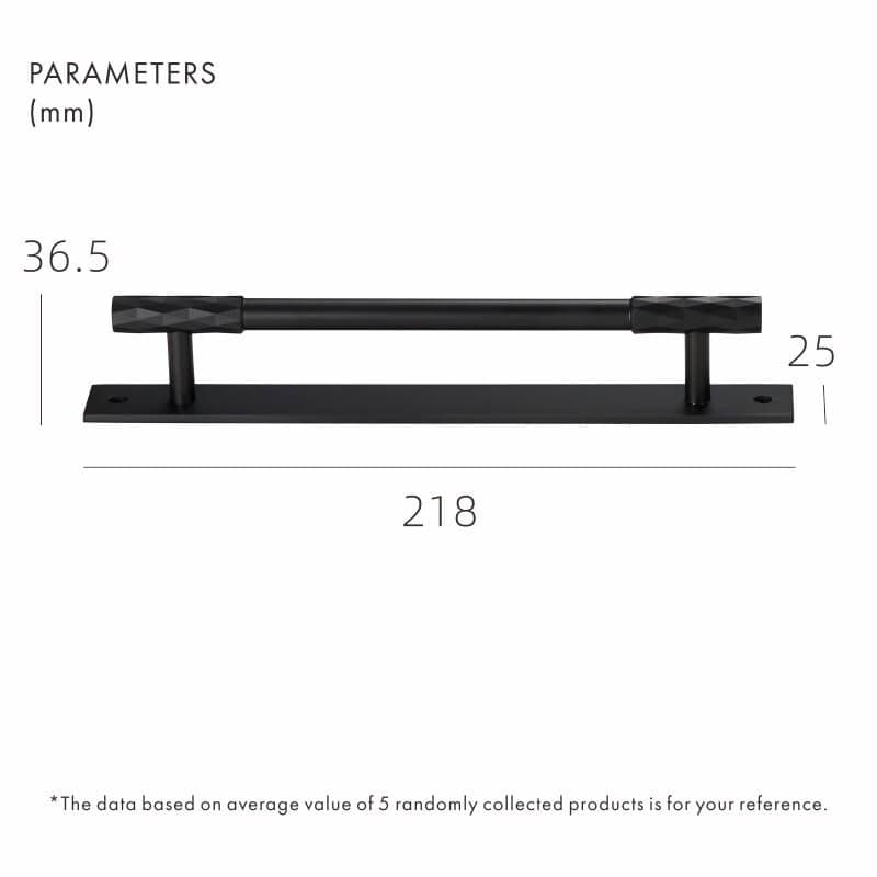 Manillas ADAMAS de latón macizo con placas 11 ADAMAS Tiradores de latón macizo con placas