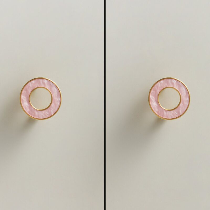 ALBA Poignée en laiton massif et acrylique