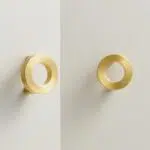 Tirador ALBA de latón macizo y acrílico