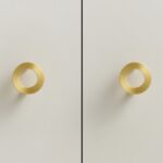 ALBA Poignée en laiton massif et acrylique