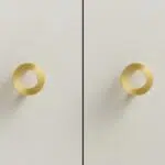 Tirador ALBA de latón macizo y acrílico