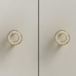 ALBA Poignée en laiton massif et acrylique