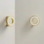 Tirador ALBA de latón macizo y acrílico