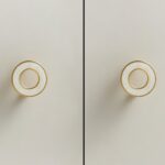 ALBA Poignée en laiton massif et acrylique