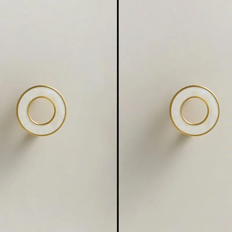 ALBA Tirador de latón macizo y acrílico 11 Tirador ALBA de latón macizo y acrílico