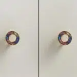 Tirador ALBA de latón macizo y acrílico