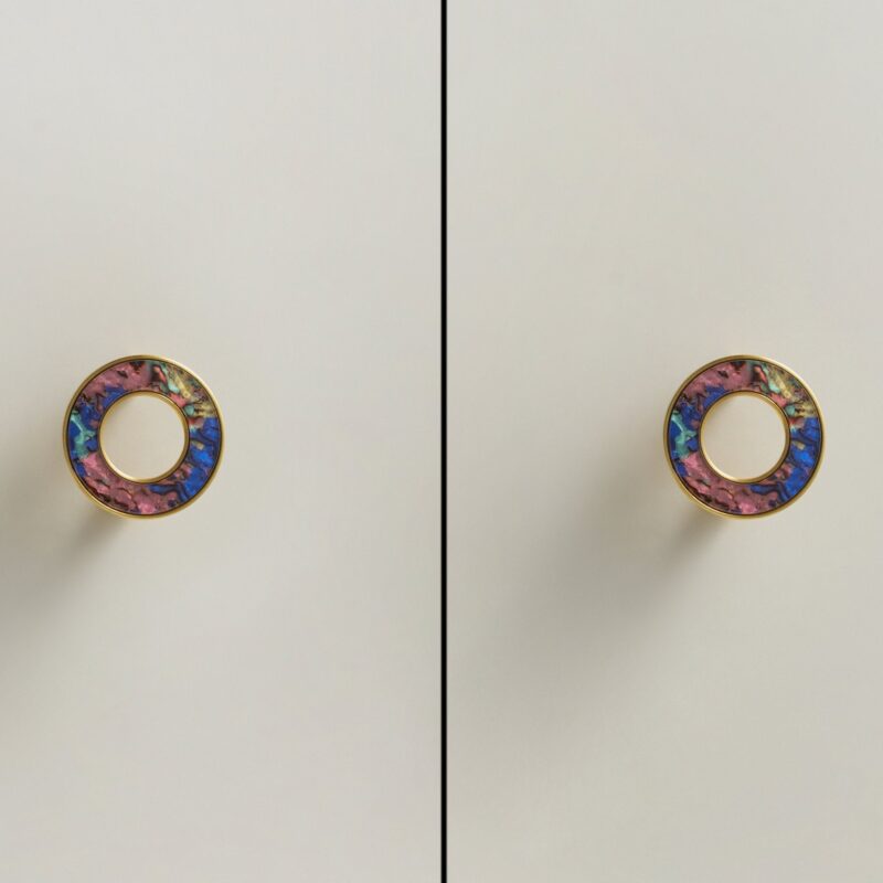 ALBA Poignée en laiton massif et acrylique