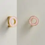 Tirador ALBA de latón macizo y acrílico