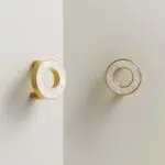 Tirador ALBA de latón macizo y acrílico