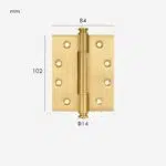 Charnière ALVO en laiton massif