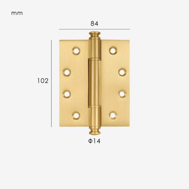 Charnière en laiton massif ALVO 6 Charnière ALVO en laiton massif