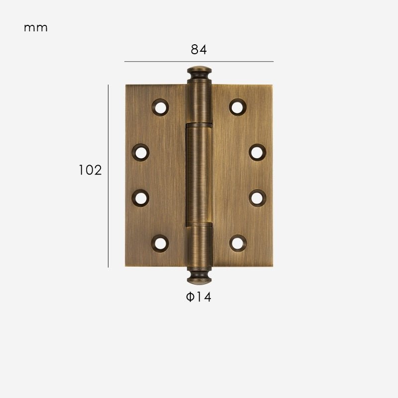 Cerniera in ottone massiccio ALVO