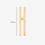 AMYTHUS Satin-Buchstaben aus massivem Messing