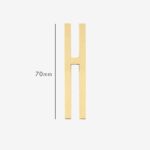 AMYTHUS Satin-Buchstaben aus massivem Messing