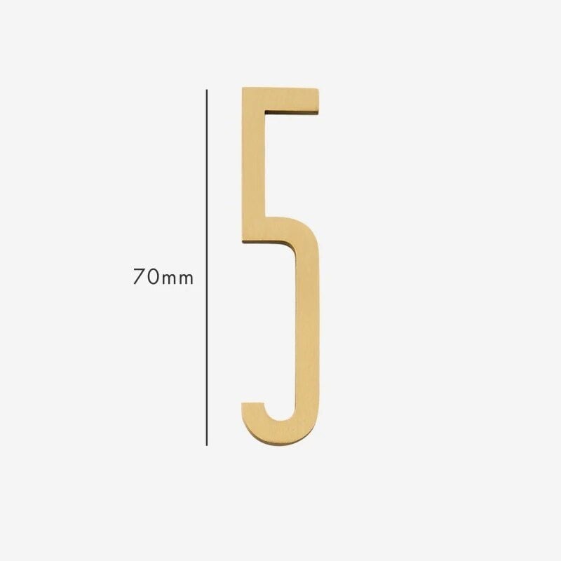 AMYTHUS Satin-Messingzahlen 18 AMYTHUS Satin-Messing-Zahlen