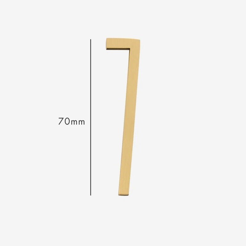 AMYTHUS Satin-Messingzahlen 20 AMYTHUS Satin-Messing-Zahlen