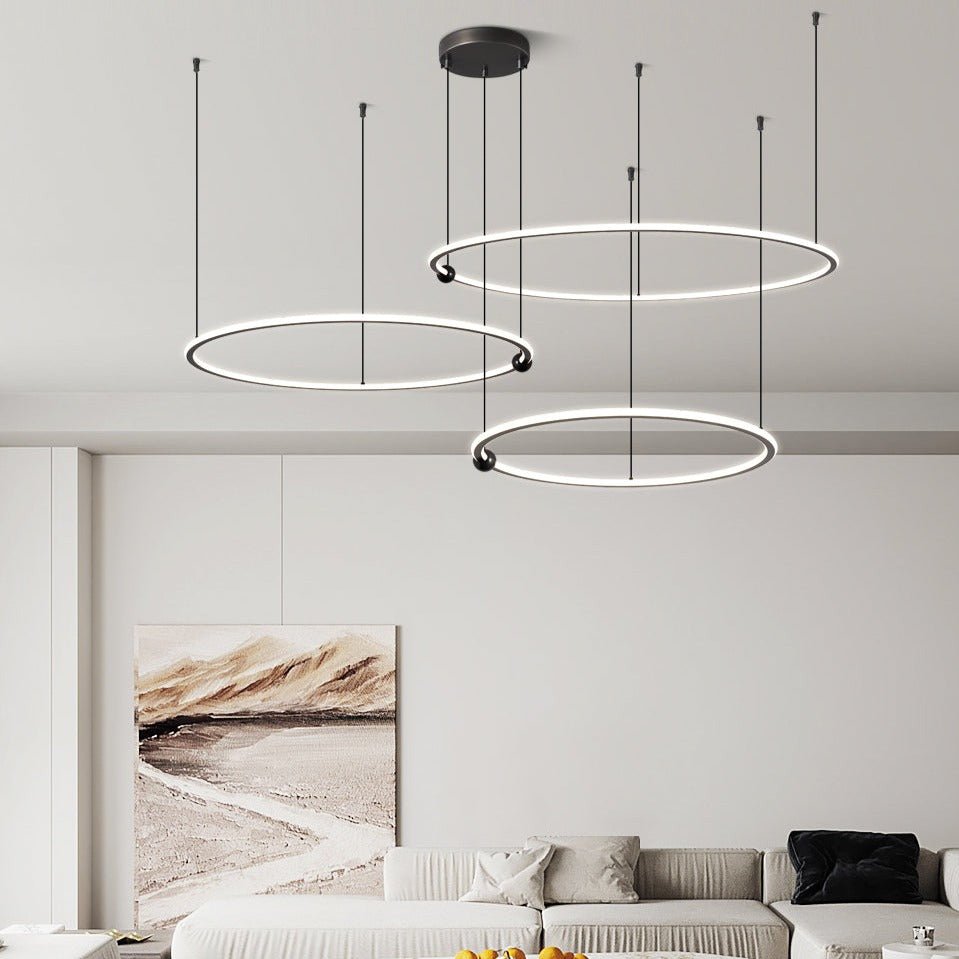 ANELLI Solid Brass Circular Chandelier