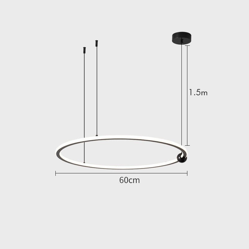 ANELLI Pendentif circulaire en laiton massif