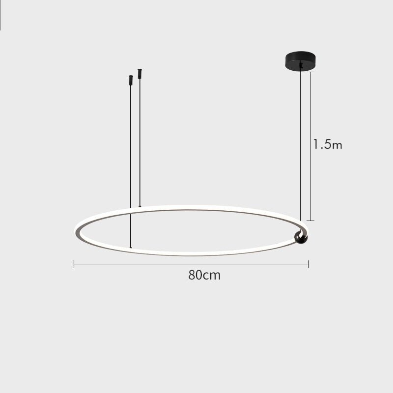 ANELLI Pendentif circulaire en laiton massif