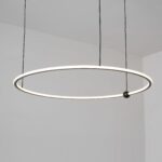 ANELLI Pendentif circulaire en laiton massif