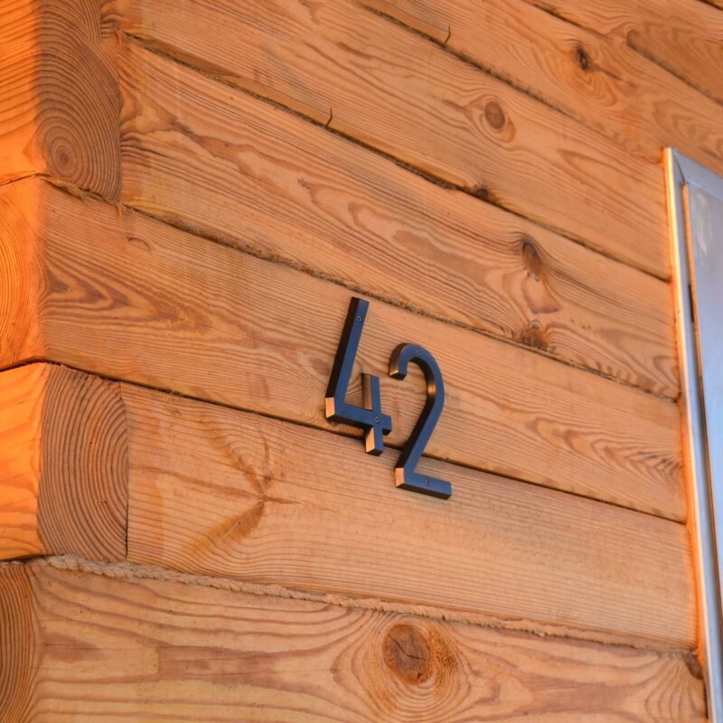 ANTIK Gealterte Bronze Hausnummern 1 ANTIK Aged Bronze Hausnummern