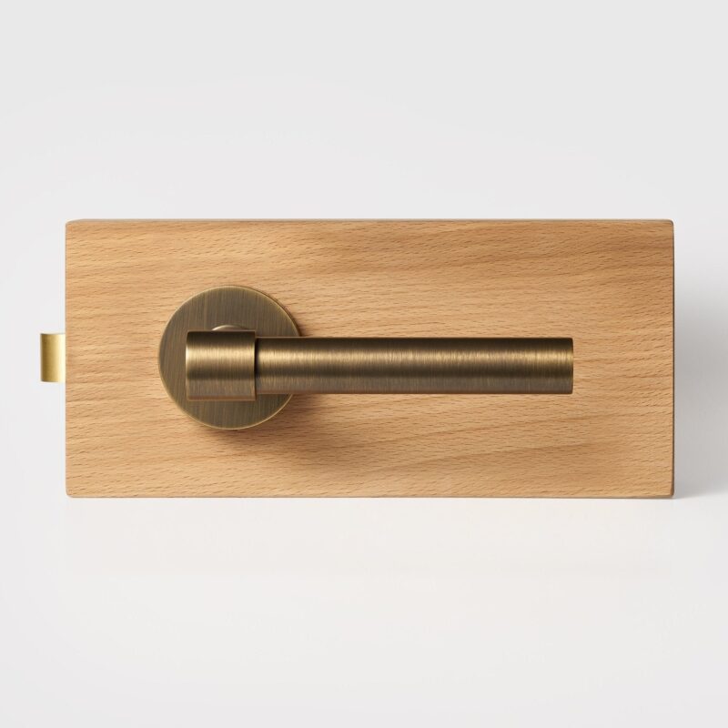 Maniglia per porta ARIS in ottone massiccio 9 Maniglia a leva in ottone massiccio ARIS