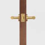 Maniglia a leva in ottone massiccio ARIS